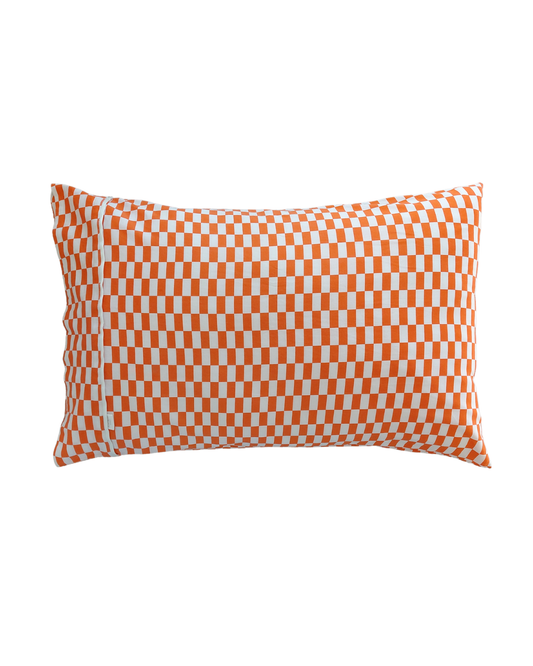Pair of Pillowcases - Red Tomato Tile