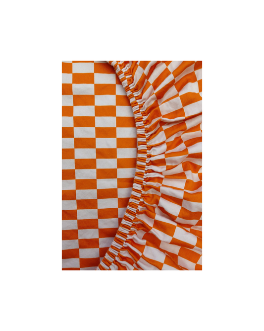 Fitted Sheet - Red Tomato Tile