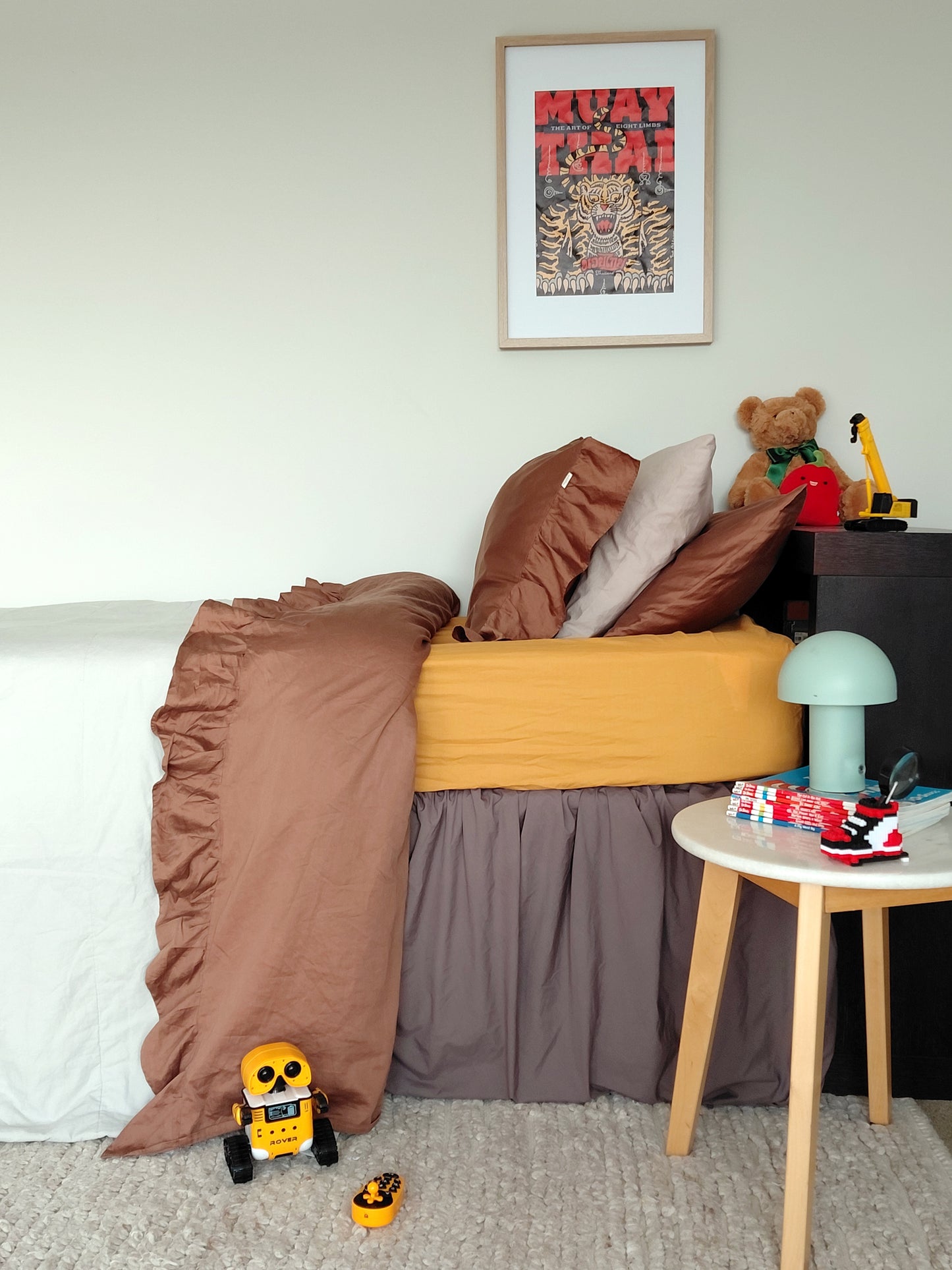 Flat Sheet - Hot Chocolate Ruffle